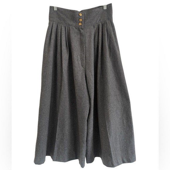 Tracy Evans Vintage Wide Leg Cropped Pants Size 9 - Picture 1 of 10